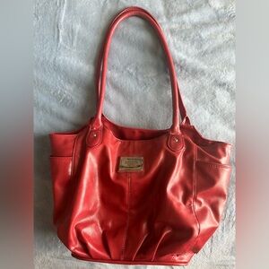ROSETTI RED LEATHER BAG🛍️🩷🎀